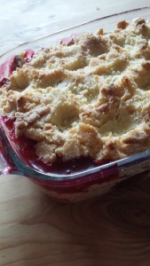 crumble aux cerises