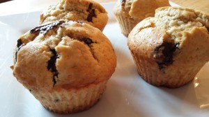 muffins pépites de chocolat