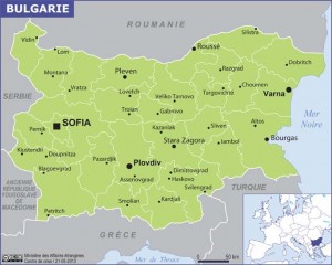 carte Bulgarie